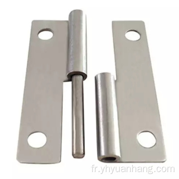 Hinges de porte amovibles en acier inoxydable